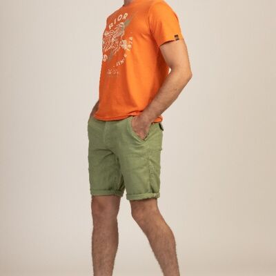 T-SHIRT M.C TERENCE MEN-OCRE/OASIS