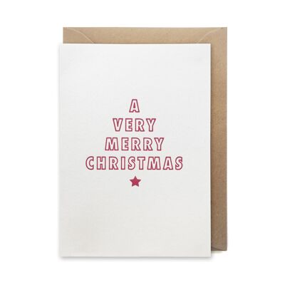 A very merry Christmas card