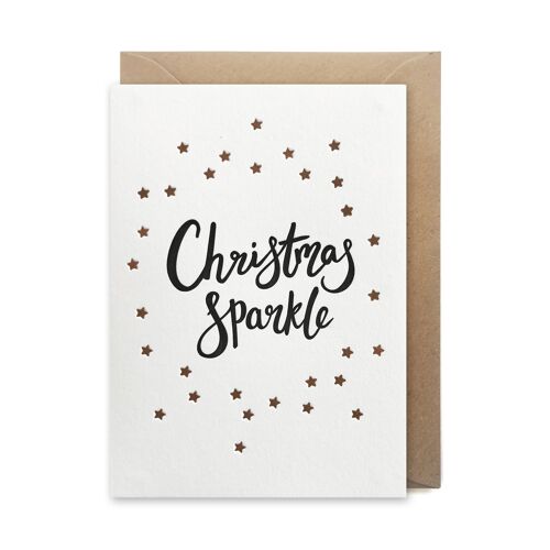 Christmas sparkle card