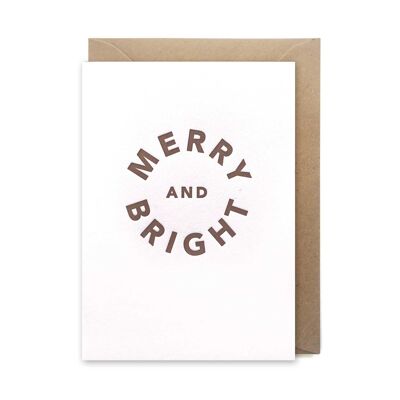 Merry & bright card