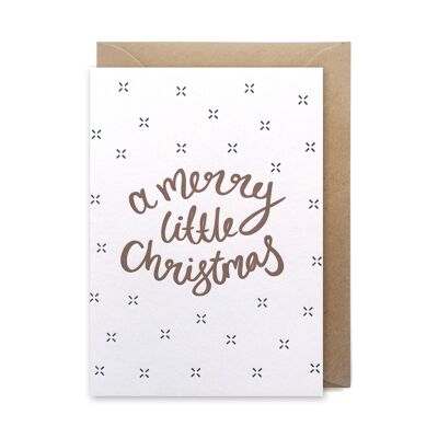 Eine fröhliche kleine Weihnachtskarte