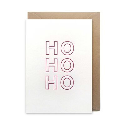 Ho ho ho tarjeta