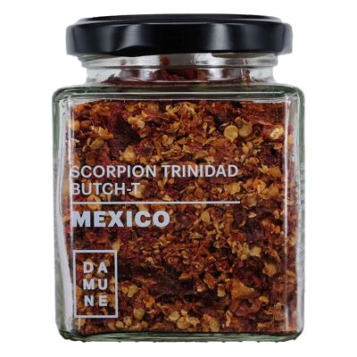 Chili Scorpion Trinidad Butch-T Flakes Mexique 60g