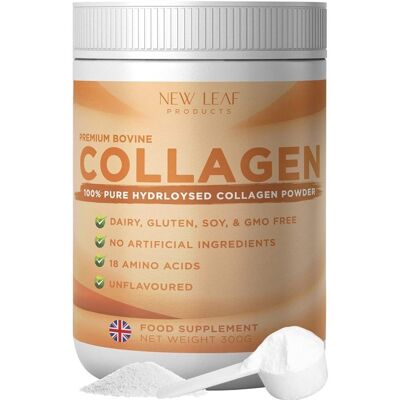 Polvere di collagene ad alta resistenza 100% peptidi di collagene bovino idrolizzati puri