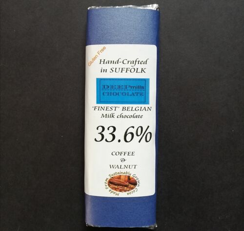Coffee & Walnut in Milk Chocolate 33.6%