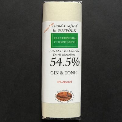 Gin & Tonic Zartbitterschokolade 54,5%