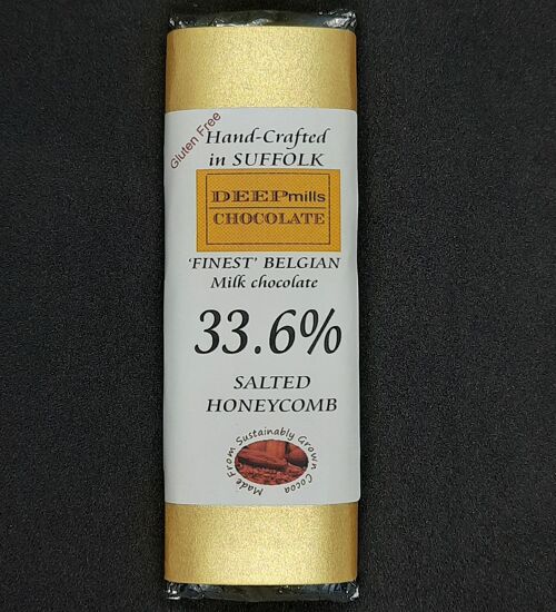 Milk Chocolate Salted Honeycomb 33.6%