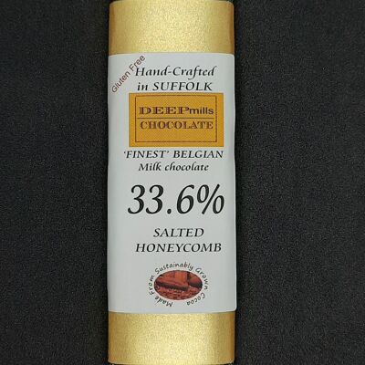 Milk Chocolate Salted Honeycomb 33.6%