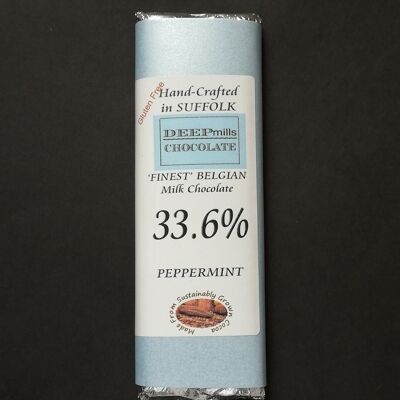 Chocolate con leche con menta – 33,6 %