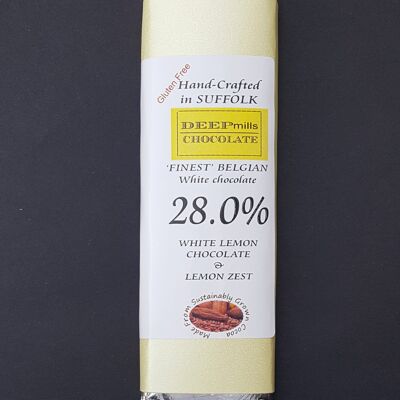 Cioccolato Bianco Limone e Scorza di Limone 28,0%