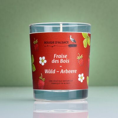 Wild Strawberry Natural Candle