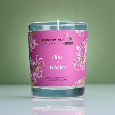 Bougie Naturelle Lilas