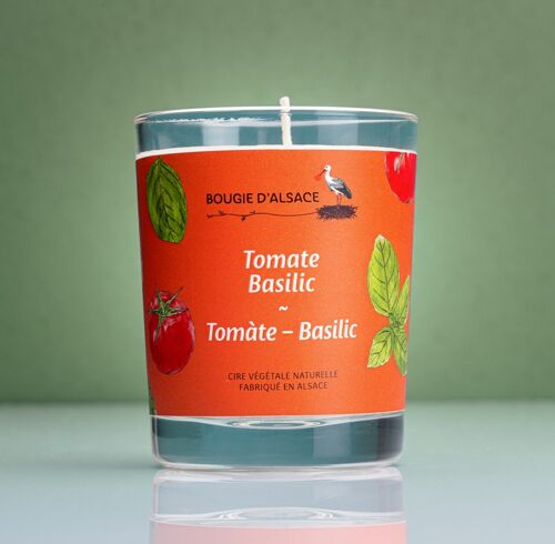Bougie Naturelle Tomate Basilic