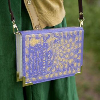 Pride and Prejudice Purple Book Sac à main Crossbody Purse - Small 1