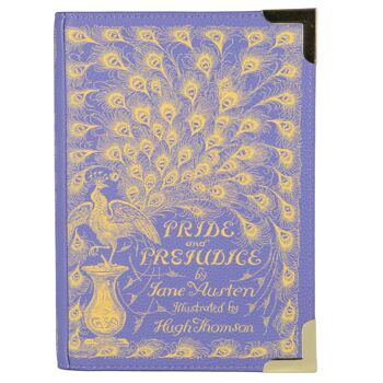 Pride and Prejudice Purple Book Sac à main Crossbody Purse - Grand 3