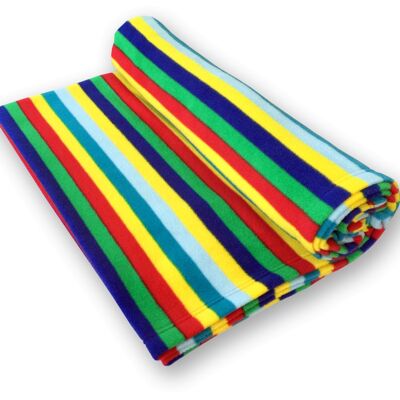 Regenbogen-Streifen-Decke groß