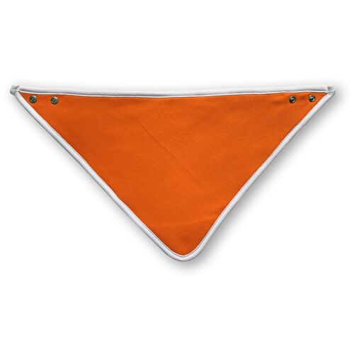 Orange Teether Bib - None