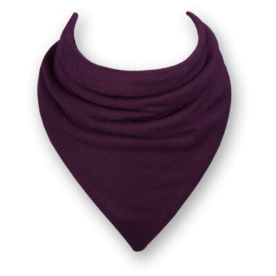 Large Aubergine Bib - None