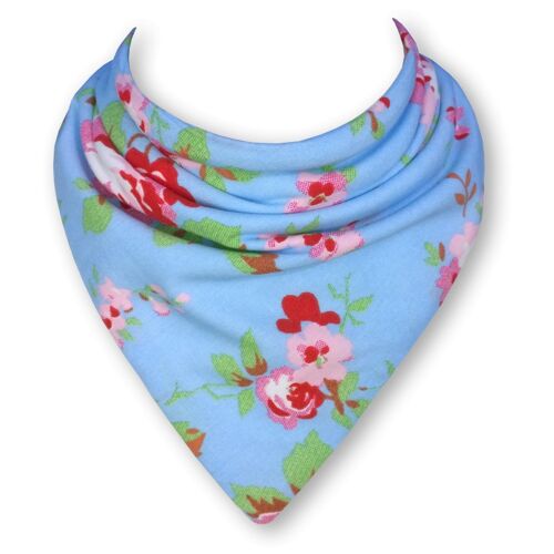 Large Cath Kidston Blue Rose Bib - None