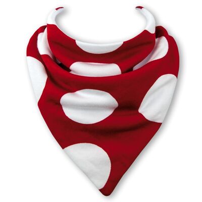 Giant Red Dots Dribble Bib - Personalise me