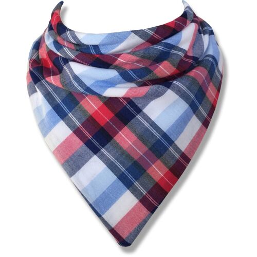 Picnic Tartan Dribble Bib - None