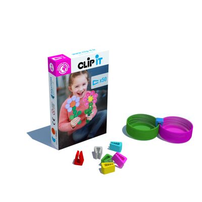 CLIP IT / Box mit 50 2D-Clips