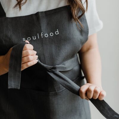 Apron Soulfood made of linen (1 PU = 6 pcs.)