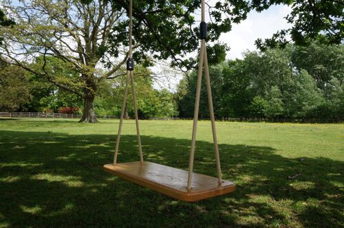 Contemporary Solid Oak Tree Swing - Child
