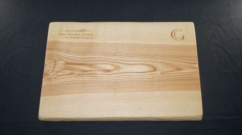 Ash Serving Platter. (Natural Edged with options for company branding.) 58cm x 38cm x 4.5cm - No Gift Wrapped