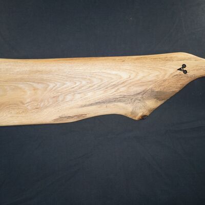 Oak Charcuterie Platter. (Natural Edged with handle and hole.) - No Gift Wrapped