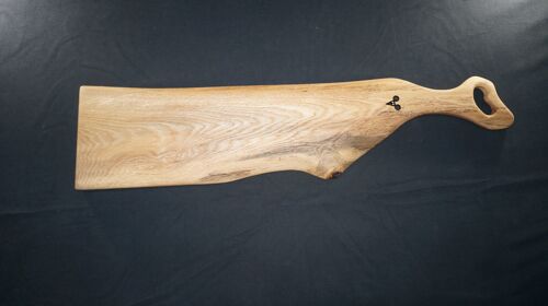 Oak Charcuterie Platter. (Natural Edged with handle and hole.) - Yes Gift Wrapped (+£6.00)