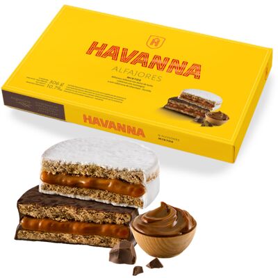 Havanna Alfajores mixto: galletas argentinas con relleno de Dulce De Leche.