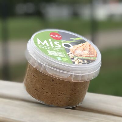 Miso medio de arroz fresco y soja (12 meses) - Miso medio crudo - 生みそ - (250g)
