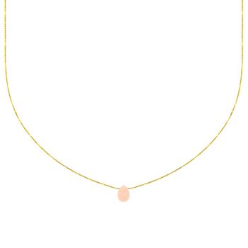 Collier opale rose | collier minéral | collier en pierre | bijou de lithothérapie | or gold filled 14k 3