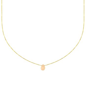 Collier pierre de soleil | collier minéral | collier en pierre | bijou de lithothérapie | or gold filled 14k 2