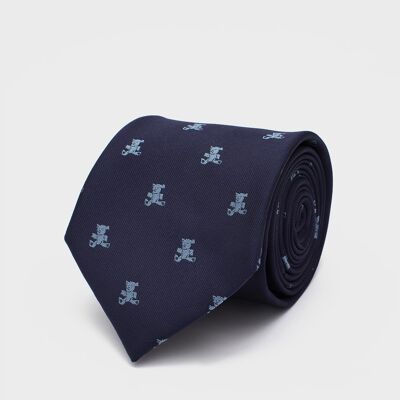 Corbata Solera Osos Azul