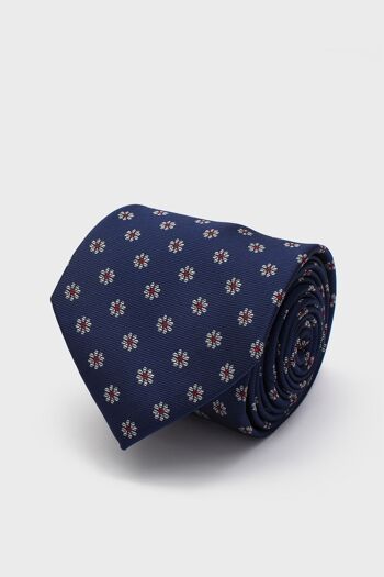 Cravate Fleur Bleue 1