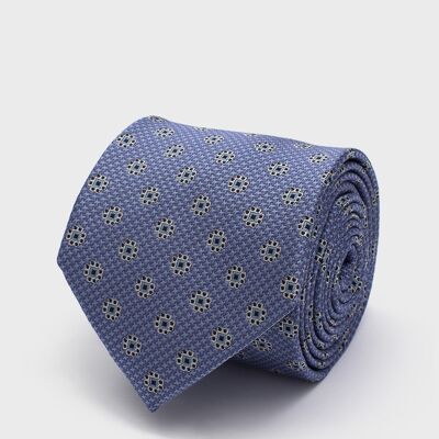Corbata Celeste- Gris Claro