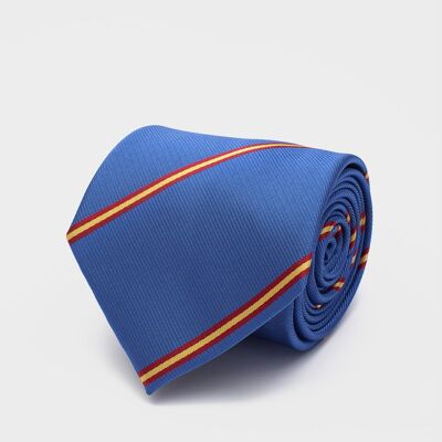 Hellblaue Spanien-Krawatte
