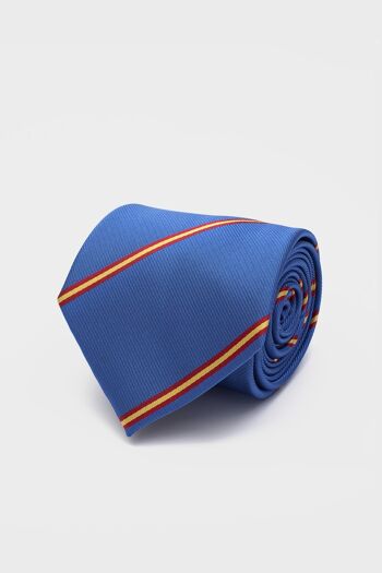 Cravate Espagne bleu clair 1