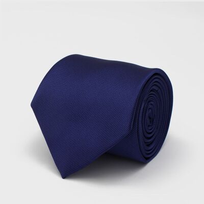 Cravate Soleta bleu uni