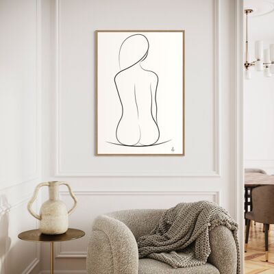 Sitting Silhouette 30x40