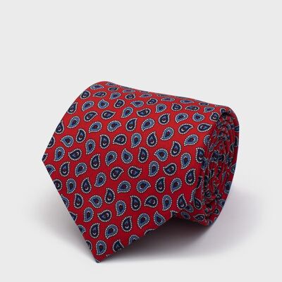 Solera Rot bedruckte Krawatte
