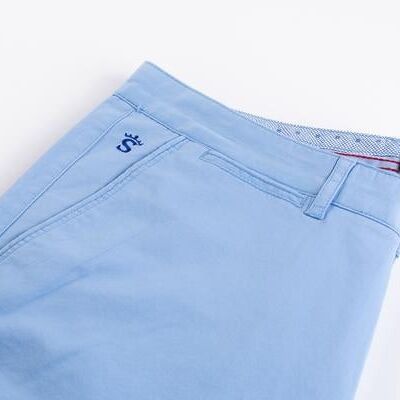 Pantalon Chino Sport Bleu Clair