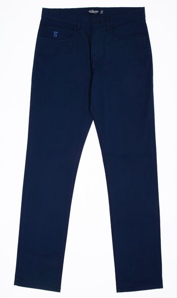 Pantalon Bleu 5 Poches 5