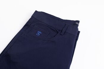 Pantalon Bleu 5 Poches 6