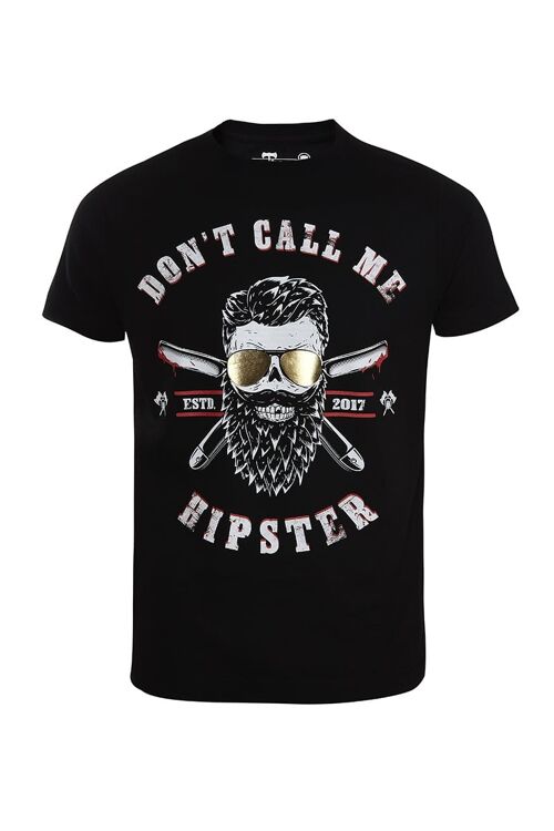 T-Shirt Anti Hipster - Schwarz
