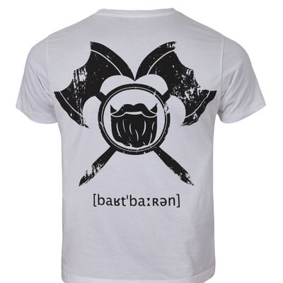 T-shirt dos large - Blanc