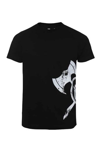 T-shirt croisé - Noir 1