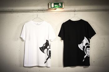 T-shirt croisé - Noir 2